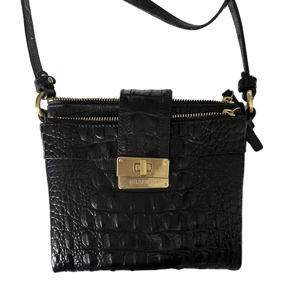 Brahmin Handbags - Brahmin Mojito Melbourne Croc Print Leather Small Crossbody Bag Purse